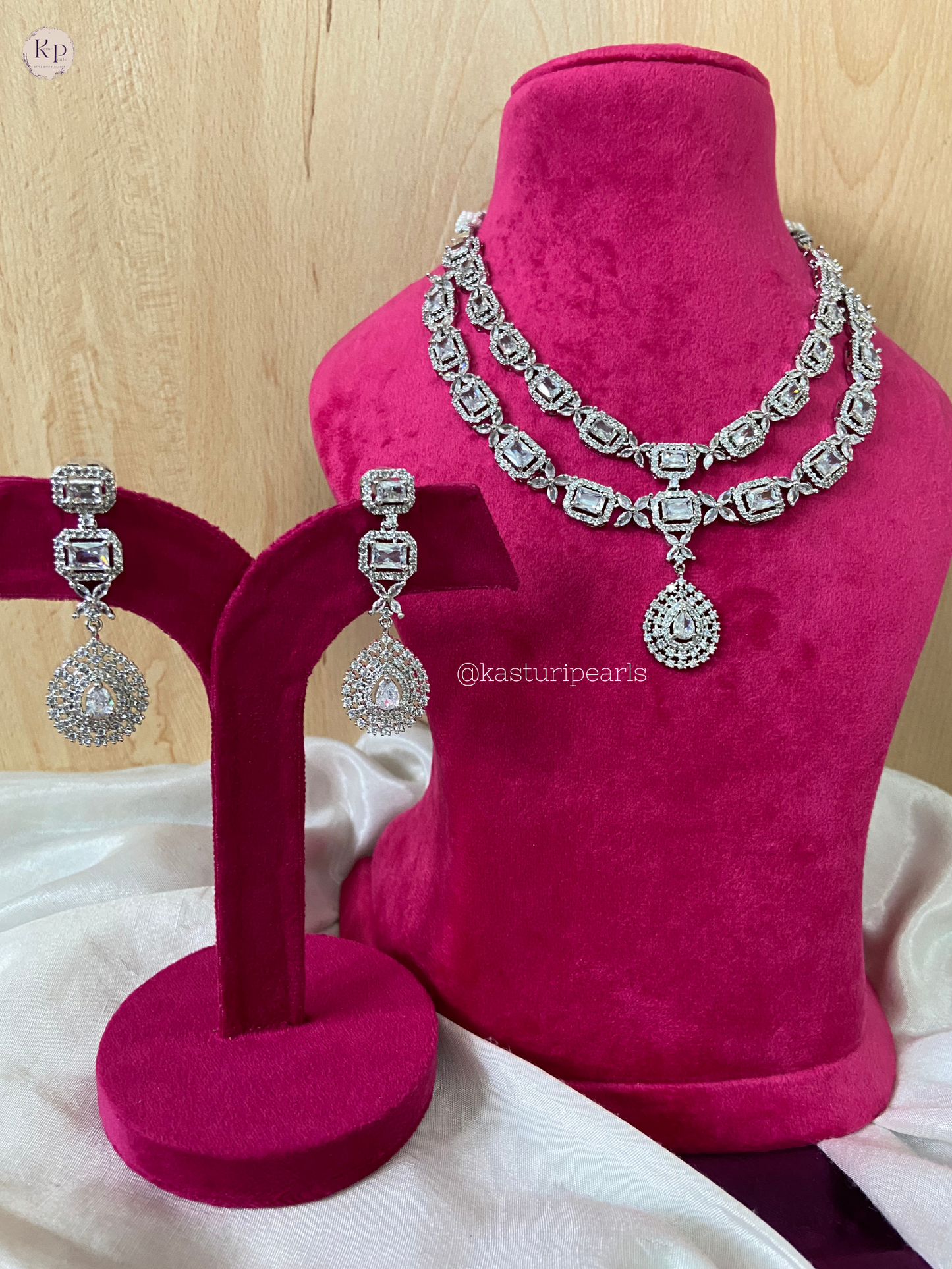 Muskan American Diamond Neckset