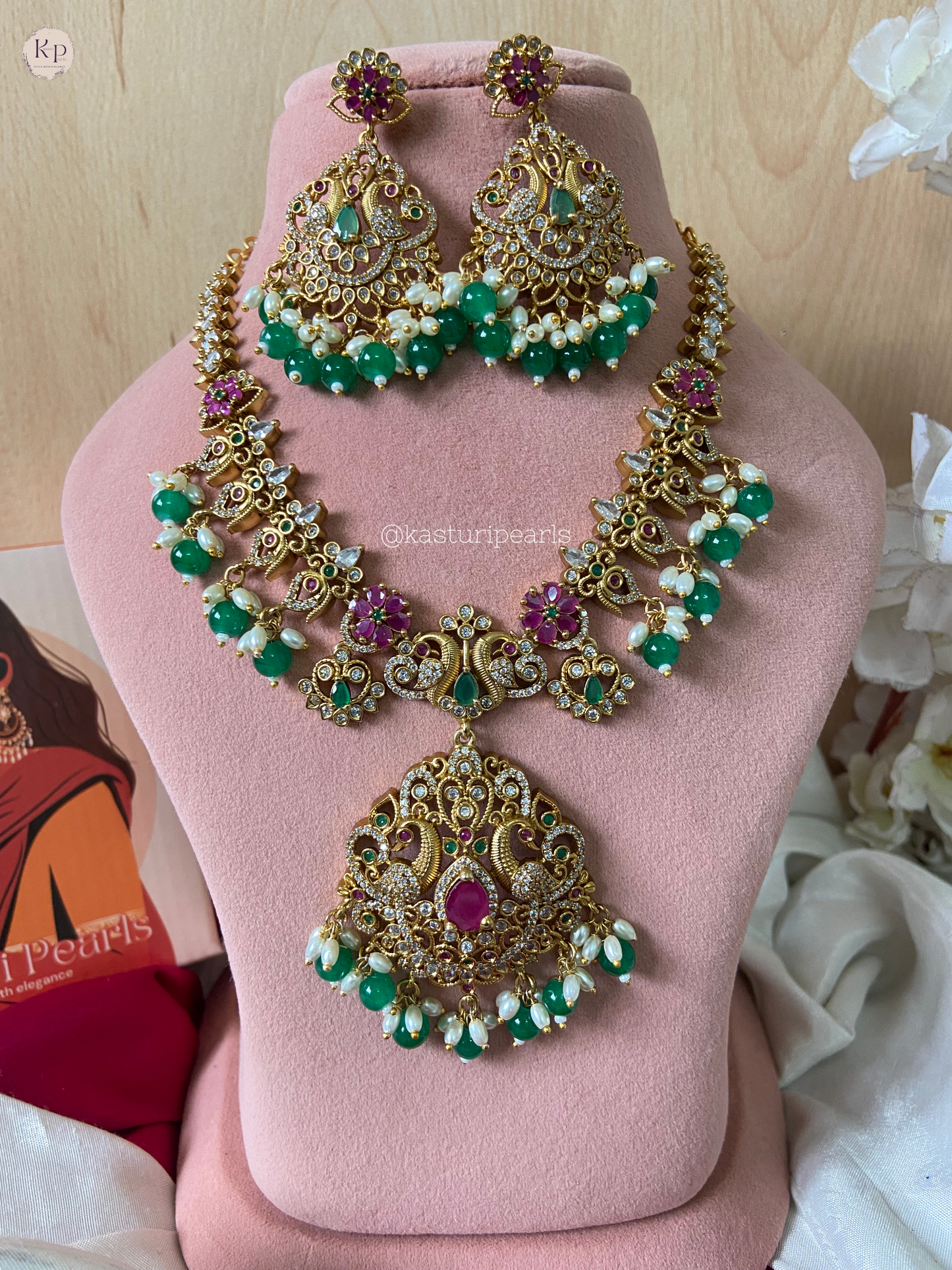 Nazin Antique Gold neckset