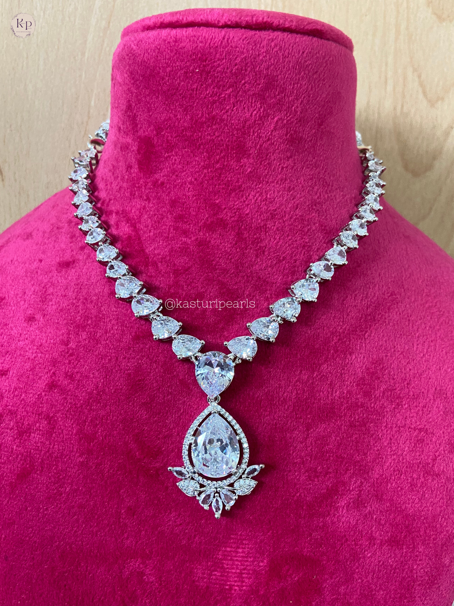 Savi American Diamond Necklace set