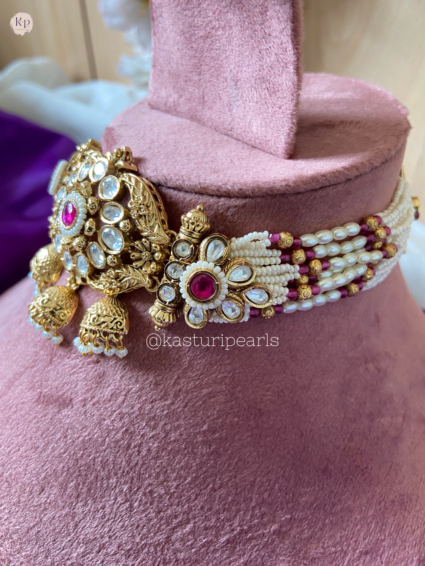 Nitisha Antique coper Neckset