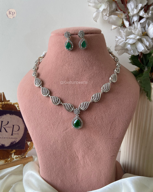 Pallavi AD Necklace Set