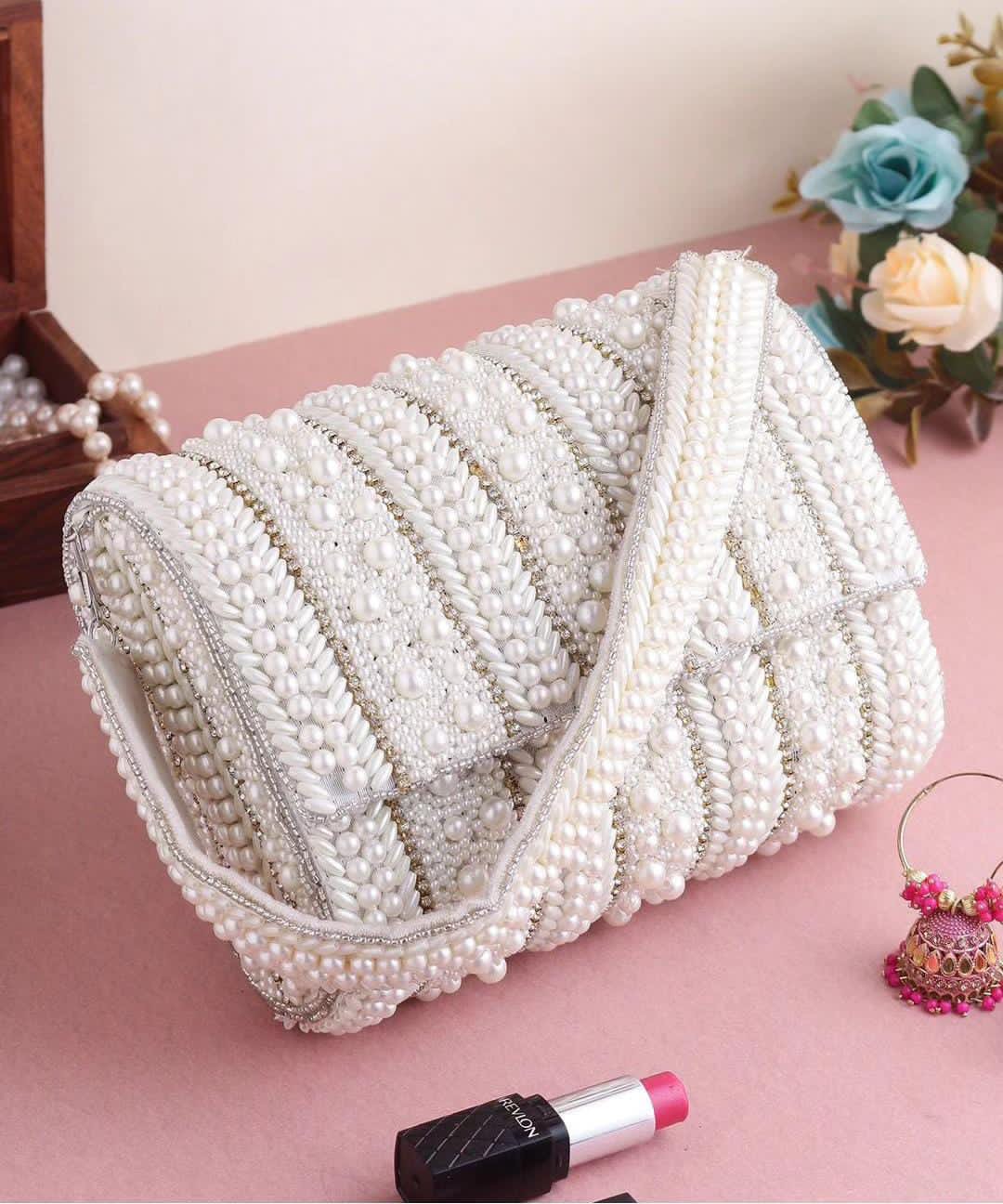 Pearl Flap clutch