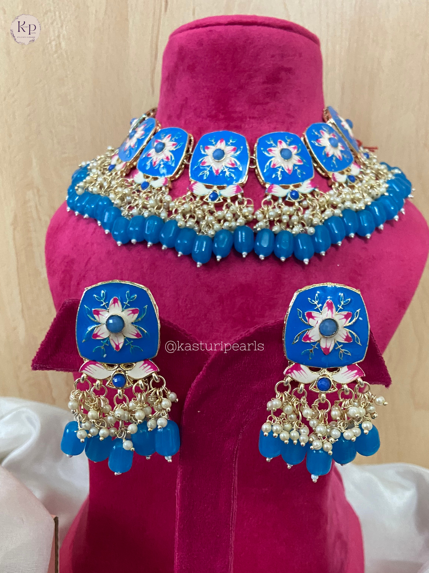 Rasmi Meenakari necklace