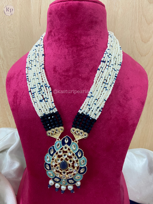 Rinat Kundan Long necklace