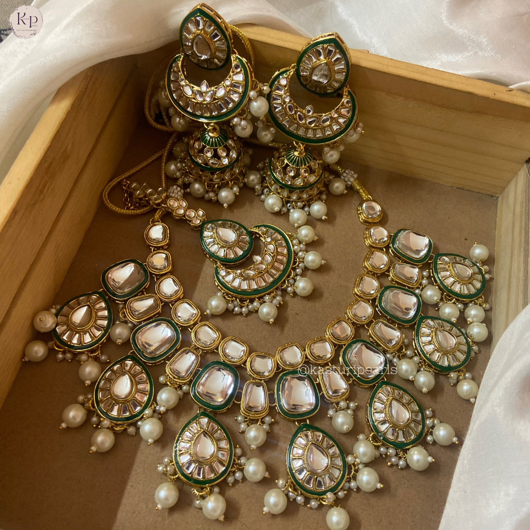 Riya kundan necklace set