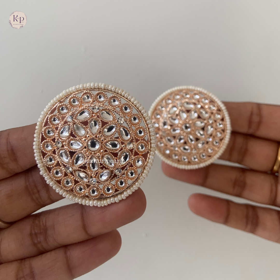 Jiya Rosegold stud