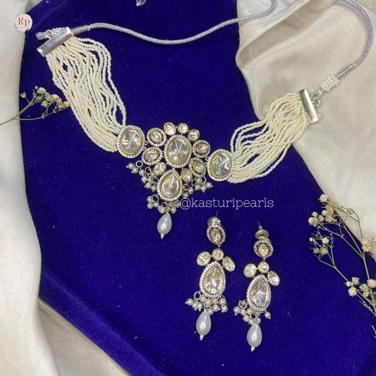 Sarah uncut Polki Kundan choker set