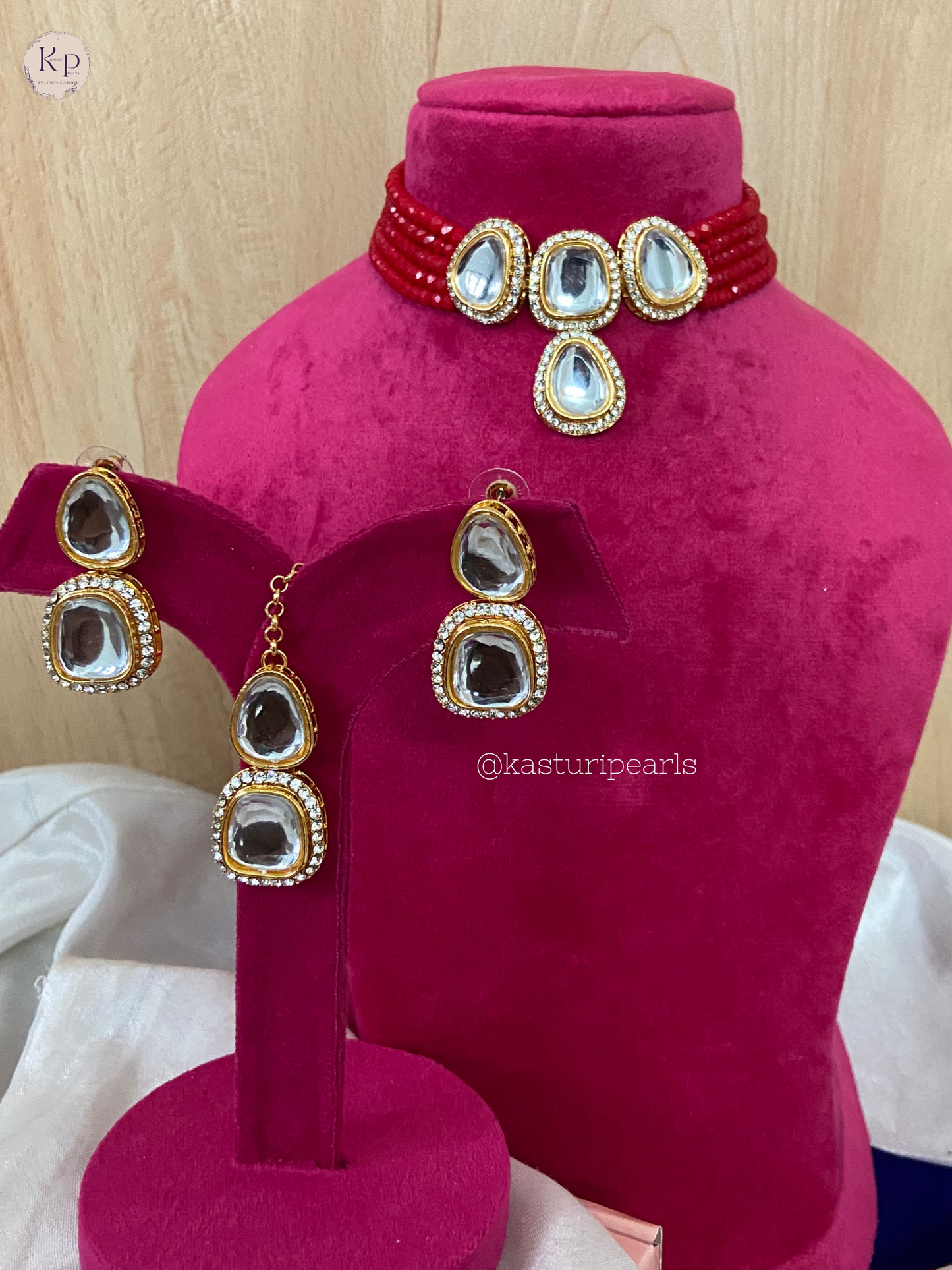 Henna Kundan neck