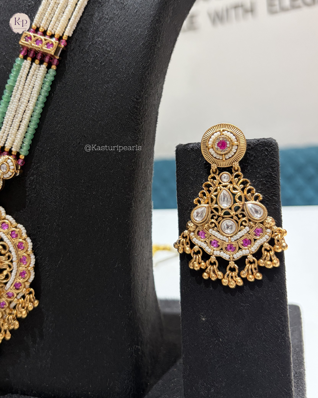 Sushmita Antique Heritage long Necklace set