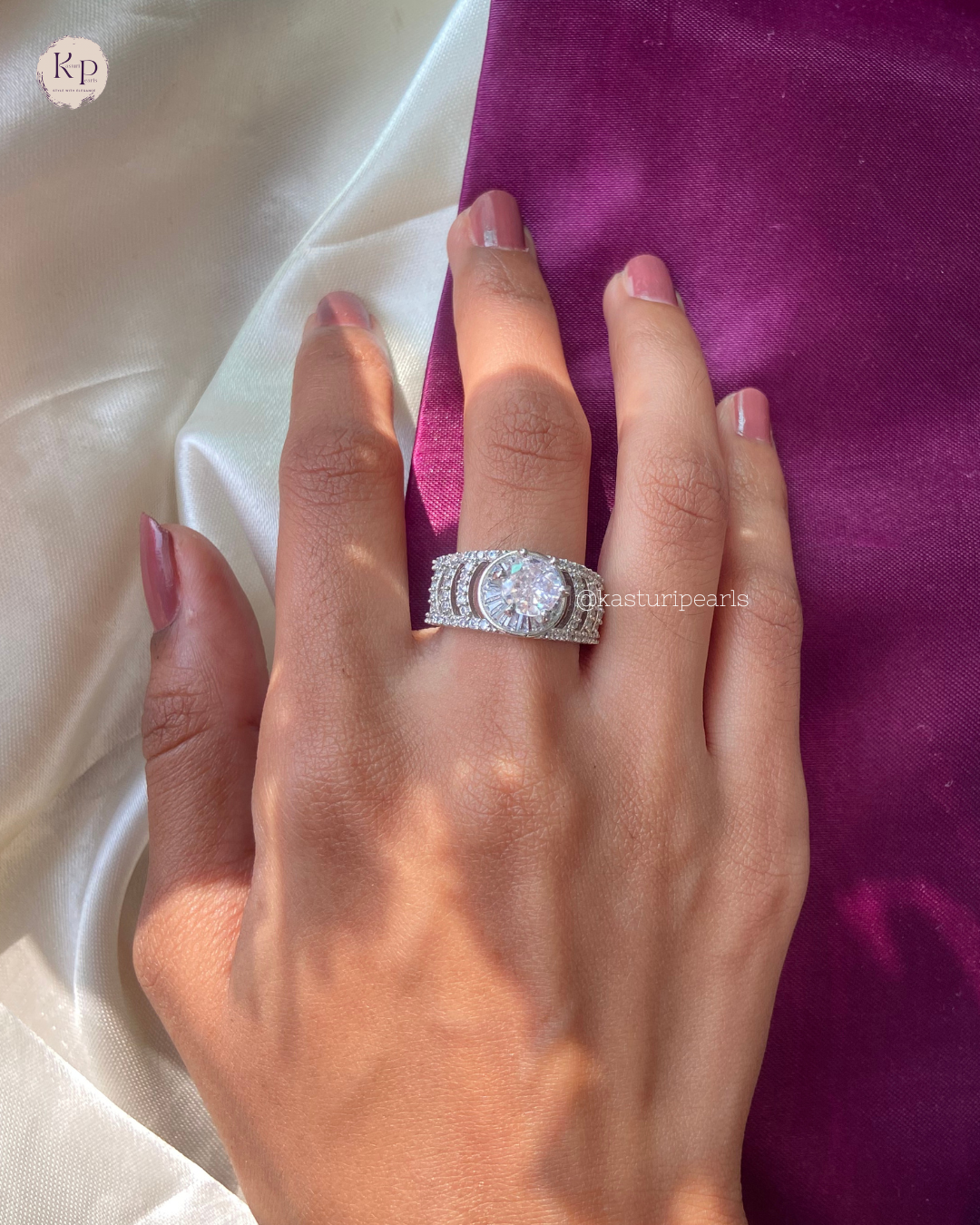 Tanishka American Diamond Ring