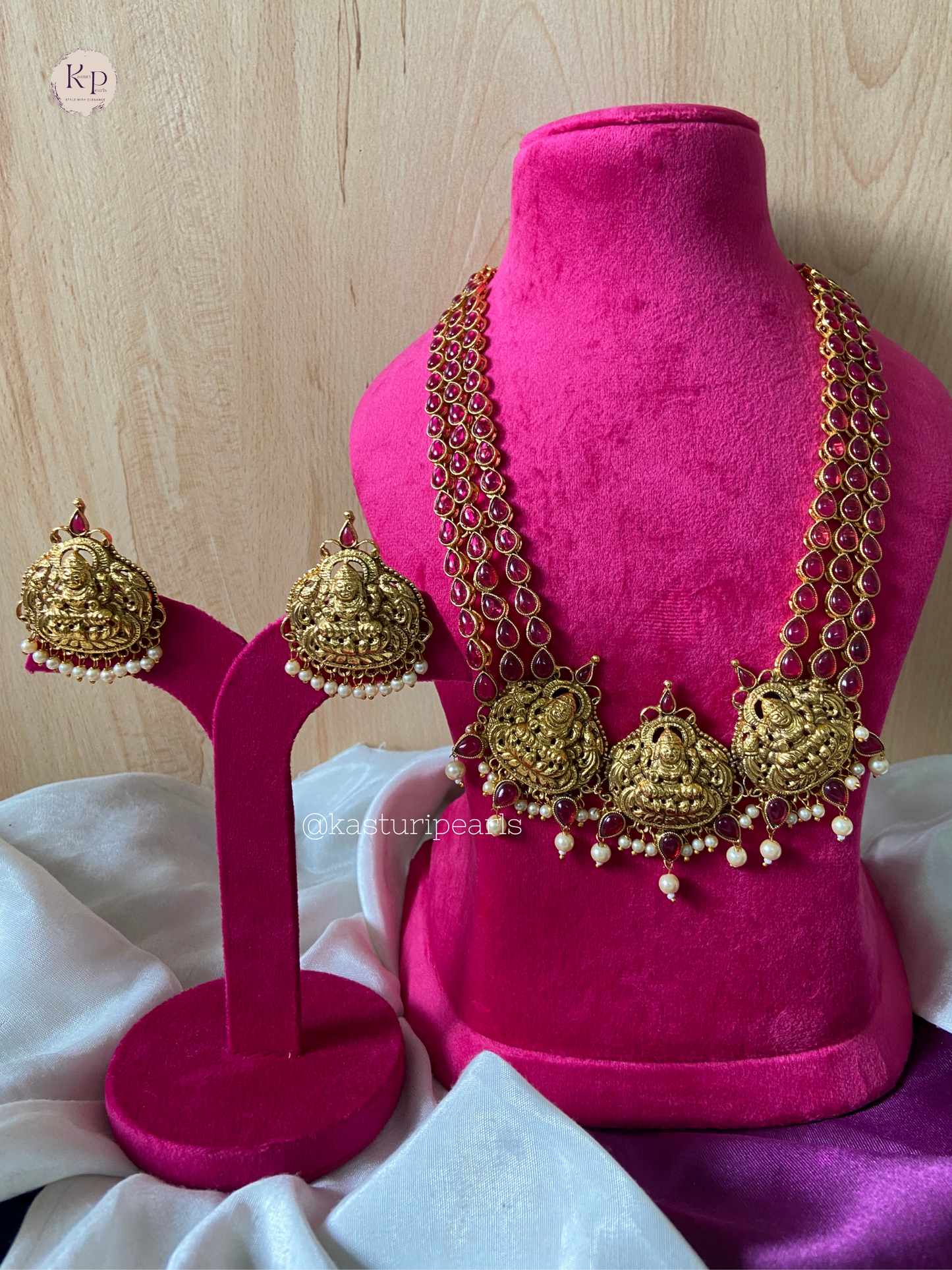 Three Laxmi Long neckset